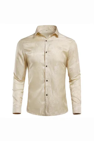 Allthemen Stilvolles Slim Fit Hemd mit Knopfverschluss