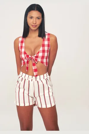 Bianco Lucci Herita Elastische Damen-Shorts mit verschiedenen Motiven