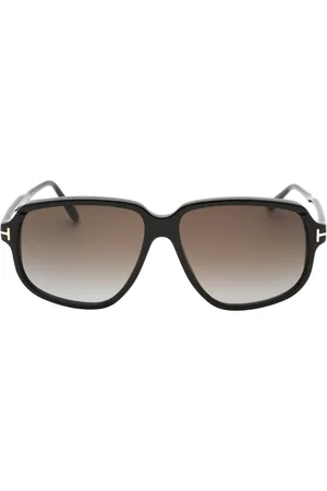 Tom Ford FT1024 Anton 01B Glanzende schwarze Sonnenbrille