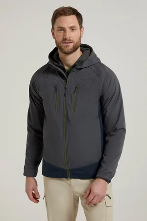 Mountain Warehouse "Ambit" Softshelljacke für Herren (Dunkelgrau)
