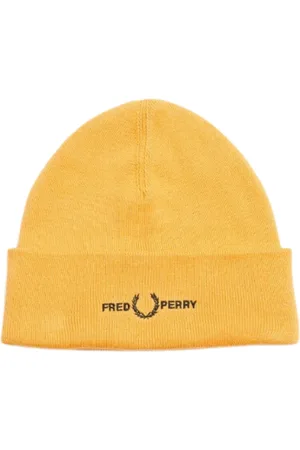 Fred Perry Graphic Logo Golden Hour Gelbe Mütze