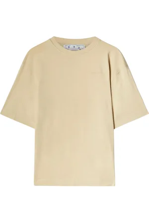 OFF-WHITE Scribble Carry Over Skate Fit T-Shirt in Elfenbeinbeige