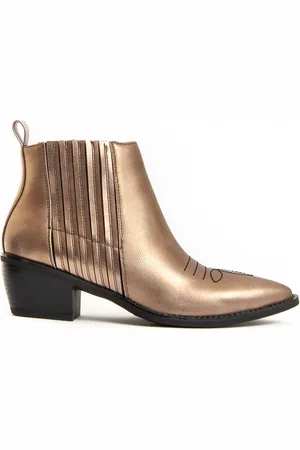 Montevita Stiefelette Mit Absatz Espuela In Golden