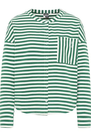Dreimaster Sweat Jacke Damen Weiss