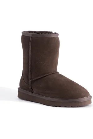 Aus Wooli "Cronulla" Australien Mid Calf Schaffell Stiefel