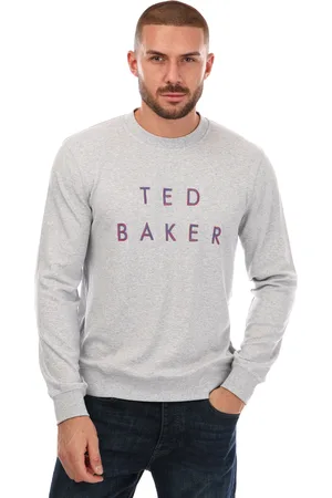 Ted Baker Sweat Sonics Regular logo Pour Homme en Gris