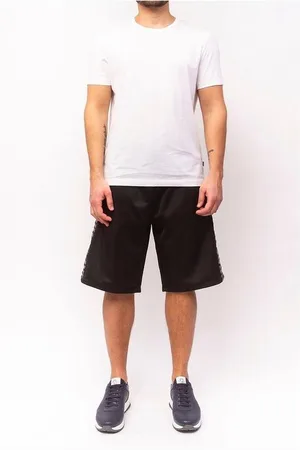 Bikkembergs Luxuriose Sportbekleidung Bermudashorts mit Reissverschlusstaschen