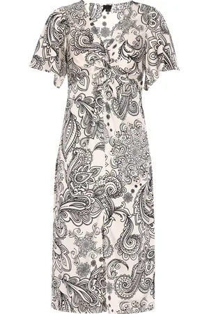 Dreimaster Kleid Damen Weiss Schwarz