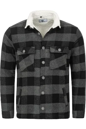 rock creek Winterjacke Anthrazit
