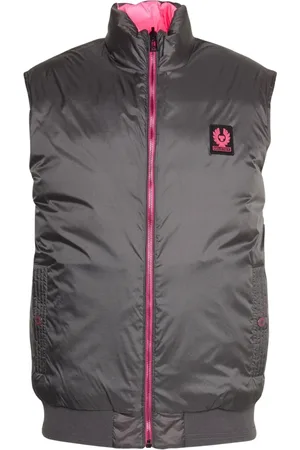 Belstaff Flash Circuit Wende-Daunenweste in Granitgrau