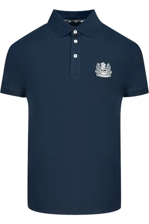 Aquascutum Aldis Marineblaues Poloshirt