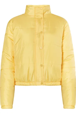myMo Leicht wattierte Blousonjacke Damen Höllengelb