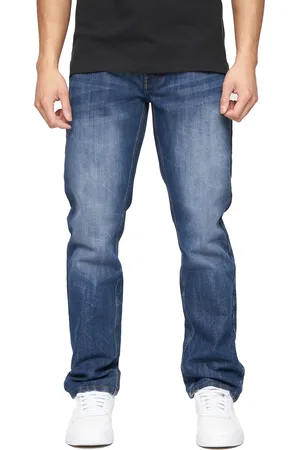 Crosshatch "New Techno" Jeans für Herren (Steinwaschen)