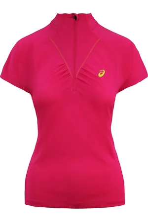 Asics Motion Trocken Fuji Damen Pink Running Top