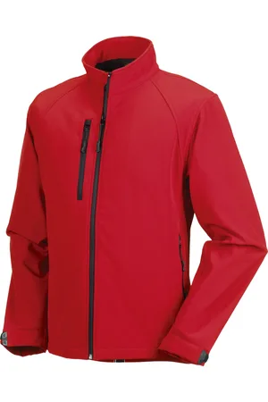 Russell Athletic Russell Herren wasser- und winddichte Softshell-Jacke (klassisches )