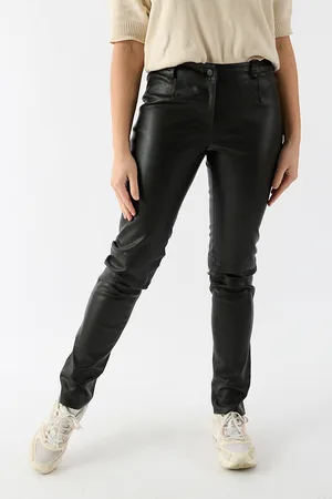 Thompson & Tyrell Lederhose Slimfit Black