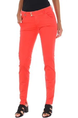 Met Damen Hose H-K-Chino Slim Fit Knöchellang