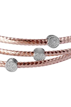 ORPHELIA Damen-Armband aus 925er Sterlingsilber, Rosé, ZA-7414