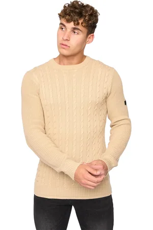 Crosshatch "Kabstars" Pullover für Herren (Weizen)