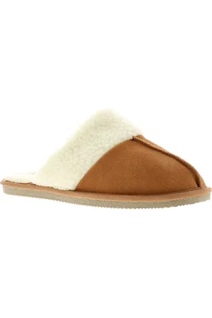 Hush Puppies Arianna Leder Damen Damen Pantoffel Hausschuhe tan