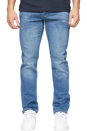Crosshatch "Farrowed" Jeans für Herren (Steinwaschen)