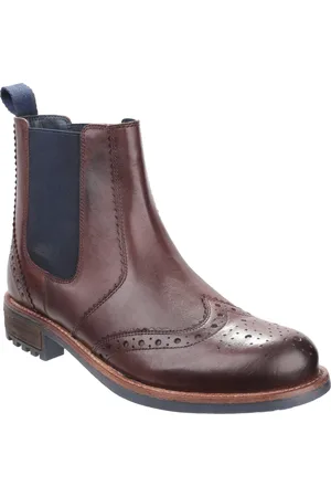 Cotswold Outdoor Herren Cirencester Leder Chelsea Brogue Schuhe