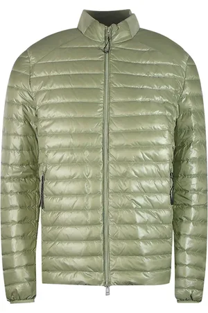 Belstaff Airframe Echo Green glänzende Daunenjacke