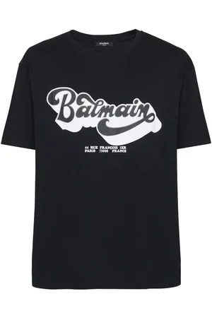 Balmain 70er-Jahre-T-Shirt mit Logo-Print in