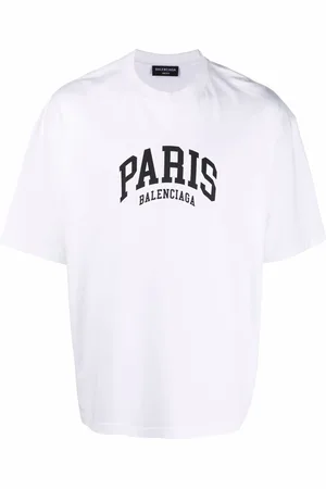 Balenciaga Paris Logo Baumwoll-T-Shirt