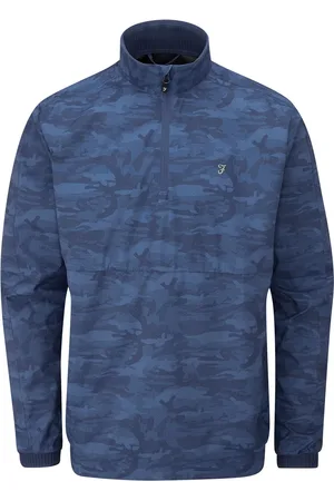 Farah "Parker" Jacke Wasserfest für Herren (Regatta Blau)