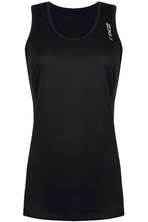 2XU BSR Active Singulet Womens Black Top