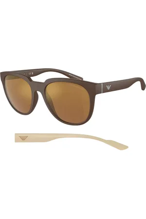 Emporio Armani Herren-Sonnenbrillen 55/16/140 mm Acetat