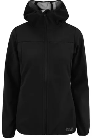 Jack Wolfskin Wolfpack Flexshield Womens Black Track Jacke