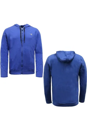 Diadora Logo Herren Blue Track Jacke