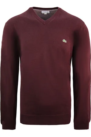 Lacoste Plain Herren Burgund Sweater