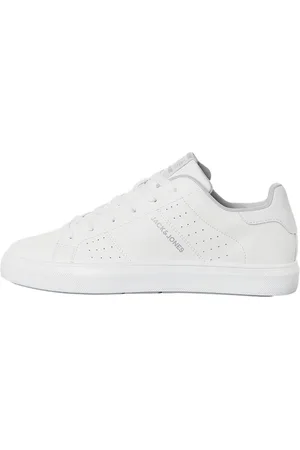 JACK & JONES Herren-Turnschuhe von der Marke . Der Schuh ist aus hochwertigem Kunstleder gefertigt. Marke: Modellname: EalingKategorie: HerrenschuheMaterialien: KunstlederFarbe: