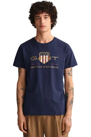 GANT | Herren T-Shirt mit Rundhalsausschnitt Archive Shield