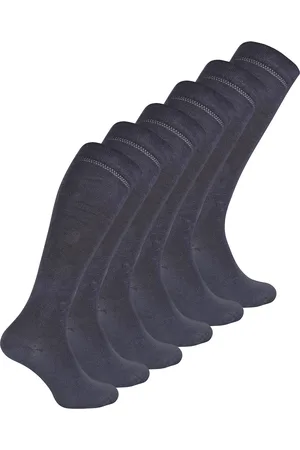 Sock Snob 6 Paar Damen lange Bambus-Socken | Damen Kniestrümpfe