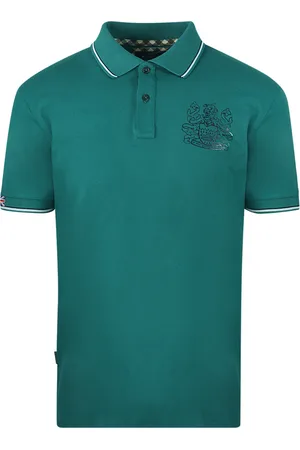 Aquascutum Aldis Wappen Grünes Poloshirt
