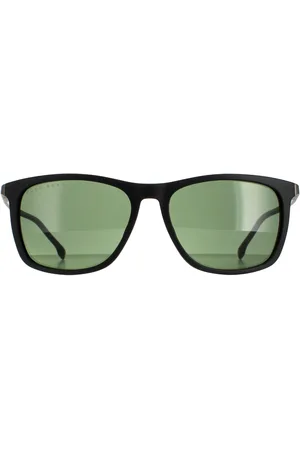 HUGO BOSS Rectangle Mens Matte Grün BOSS 1249/S/IT