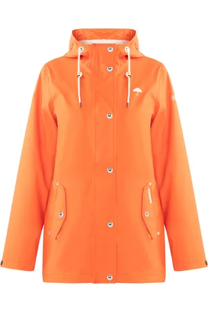 Schmuddelwedda Regenjacke Damen ORANGEROT-280