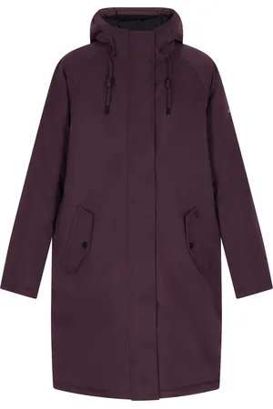 Dreimaster Winterparka Damen dunkelviolett
