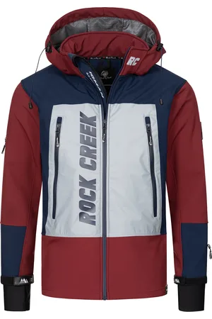rock creek Jacke Weinrot