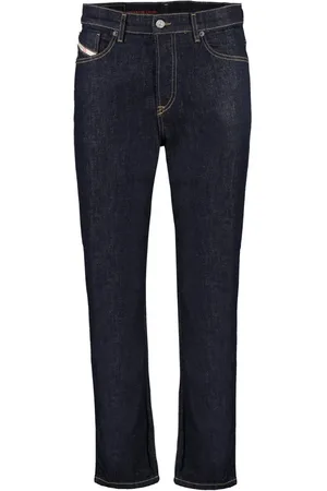 Diesel D-Fining Tapered Jeans aus dunkelblauem Denim
