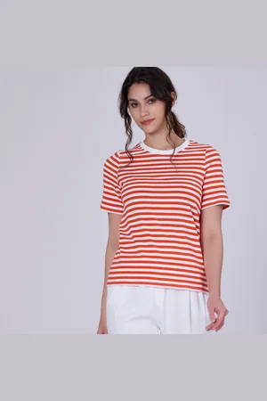 S.J. Gestreiftes T-Shirt aus Baumwolle