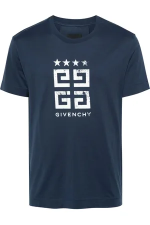 Givenchy 4G Stars Weißes T-Shirt mit Logo-Print in