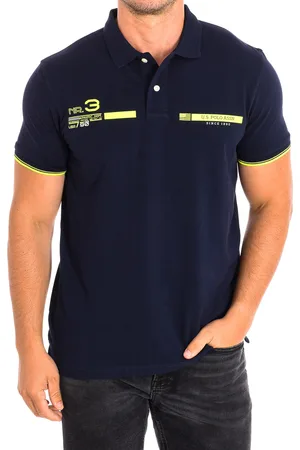 U.S. Polo Assn. NTRE Kurzarm-Polo mit Kontrast-Reverskragen 64122 Herren