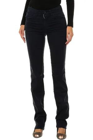 Emporio Armani Lange Hose aus Stretchgewebe 6Y5J75-5N22Z Frau