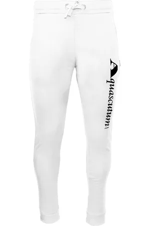 Aquascutum Weisse -Trainingshose mit Logo