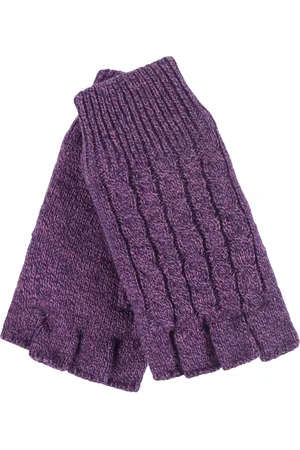 Heat Holders Damen Winter-Thermo-Fingerlose Handschuhe mit Zopfmuster